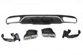 Diffusore Posteriore Mercedes W213 2016-2023 4 porte/ Station Wagon look AMG E63 ABS Mercedes W213