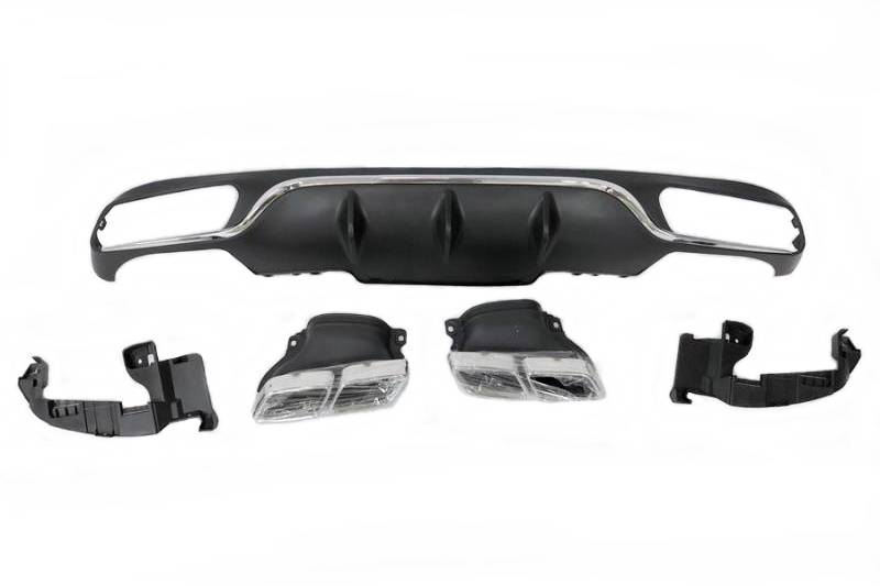 Diffusore Posteriore Mercedes W213 2016-2023 4 porte/ Station Wagon look AMG E63 ABS Mercedes W213