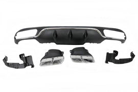 Diffusore Posteriore Mercedes W213 2016-2023 4 porte/ Station Wagon look AMG E63 ABS Mercedes W213