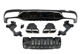 Diffusore Posteriore Mercedes W213 2016-2023 4 porte / Station Wagon look AMG E63 ABS Mercedes W213