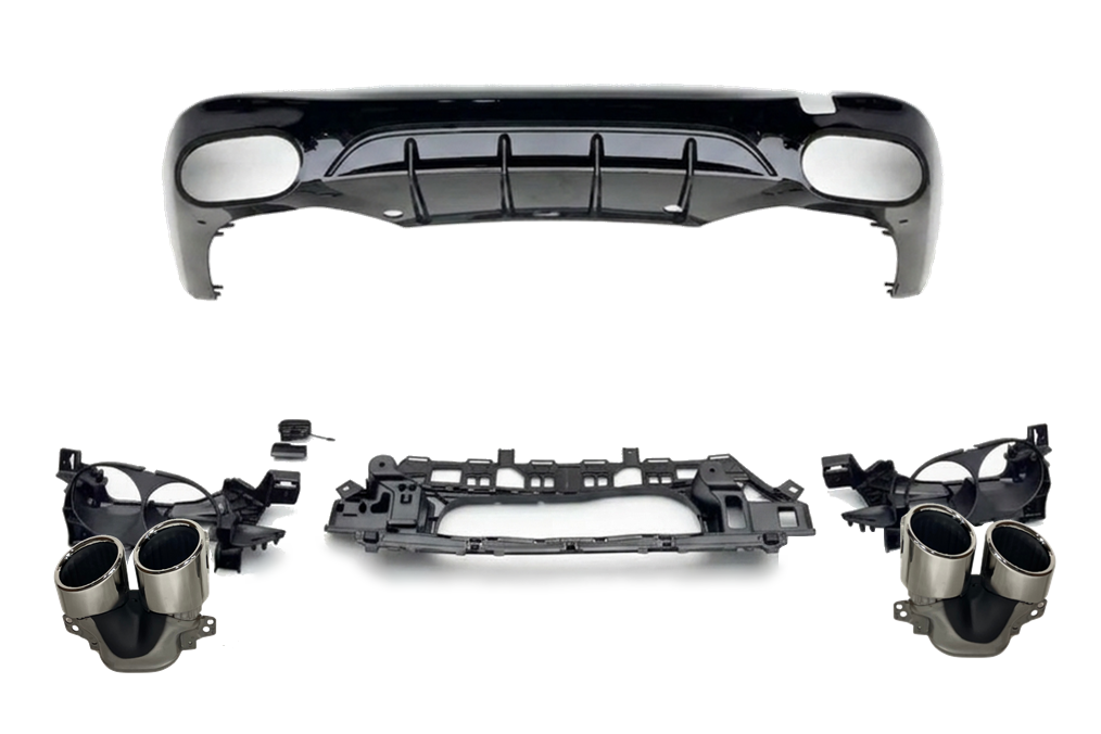 Diffusore Posteriore Mercedes W214 look AMG E53 ABS Mercedes w214