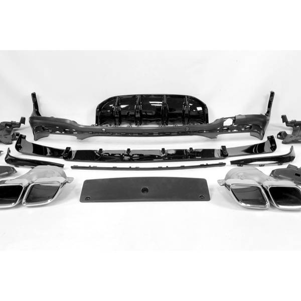 Diffusore Paraurti Posteriore Mercedes X253 GLC 2020+ conversione in AMG GLC63