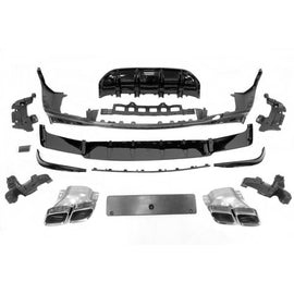 Diffusore Paraurti Posteriore Mercedes X253 GLC 2020+ conversione in AMG GLC63