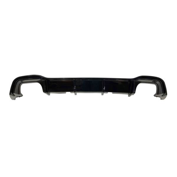 Diffusore Paraurti Posteriore Volkswagen Golf 8 GTI MAX Nero lucido 2 Uscite doppio