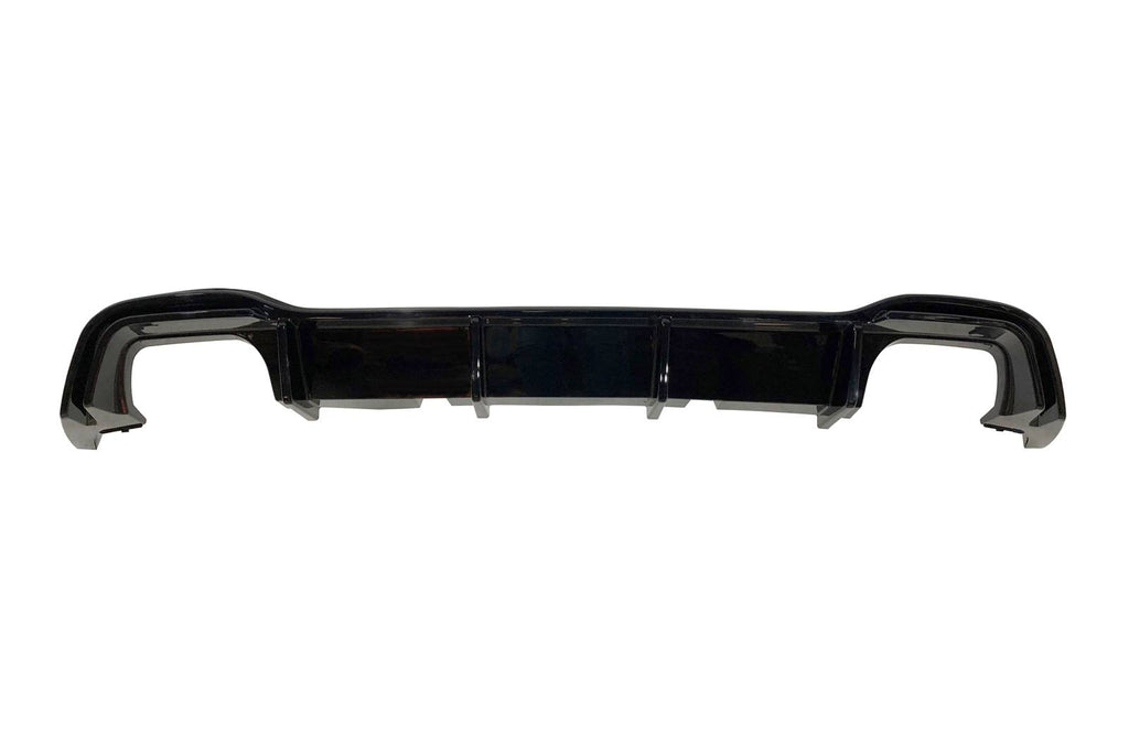 Diffusore Posteriore Volkswagen Golf 8 GTI MAX Nero lucido 2 Uscite doppio Volkswagen Golf 8