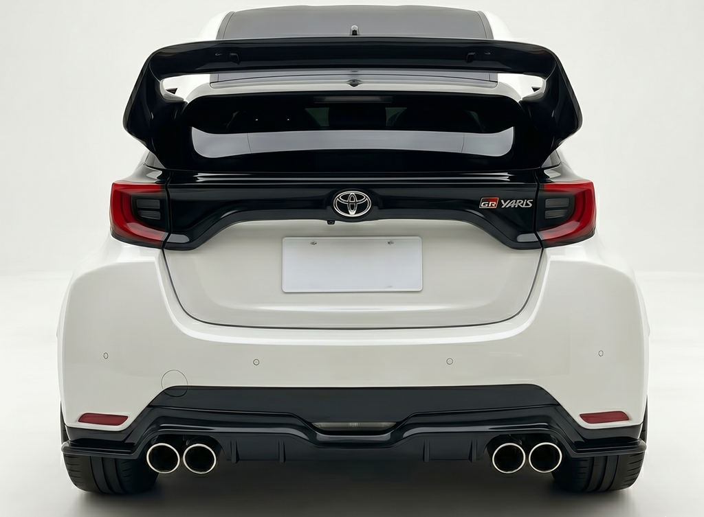 Diffusore Posteriori Toyota Yaris 2021 Look GR 2 Uscite doppio Toyota Yaris