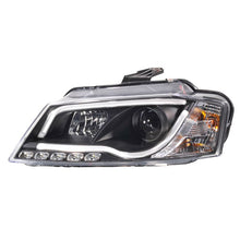 Carica l'immagine nel visualizzatore di Gallery, Fari Anteriori DRL SK-Import Neri Audi A3 8P Facelift