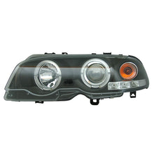 Carica l'immagine nel visualizzatore di Gallery, Fari Anteriori Angel Eyes SK-Import Neri BMW Serie 3 E46 Pre LCI Coupé Cabrio