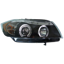 Carica l'immagine nel visualizzatore di Gallery, Fari Anteriori Angel Eyes SK-Import Neri BMW Serie 3 E90 E91 Pre LCI 2005-2008