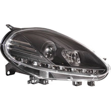 Fari Anteriori DRL con Motorino SK-Import Neri Fiat Punto Evo