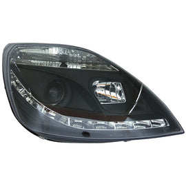 Fari Anteriori DRL SK-Import Neri Ford Fiesta Mk5 JH JD 2002-2008