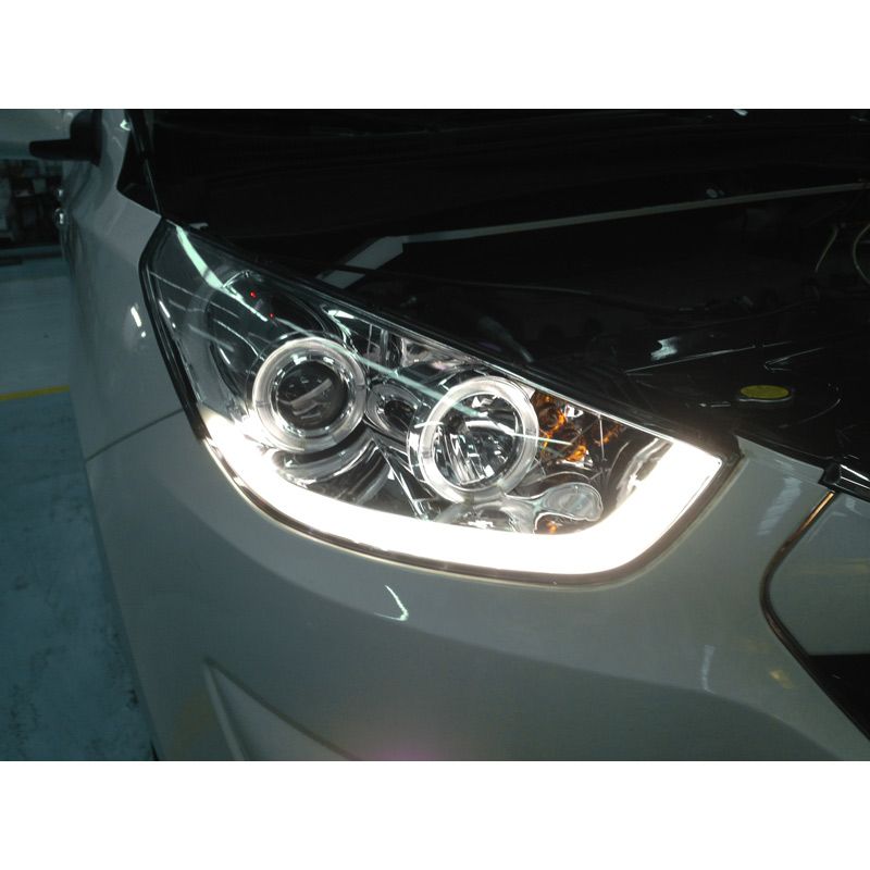 Fari Anteriori DRL SK-Import Cromati Hyundai ix35
