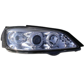 Fari Anteriori Angel Eyes Type 2 Style SK-Import Cromati Opel Astra G