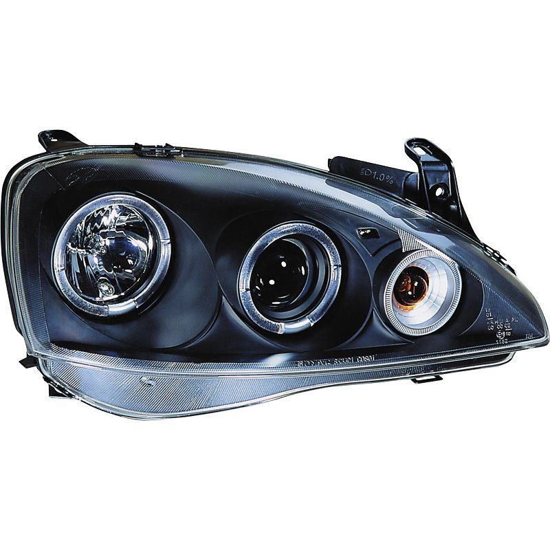 Fari Anteriori Angel Eyes SK-Import Neri Opel Corsa C