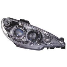 Fari Anteriori Angel Eyes SK-Import Cromati Peugeot 206