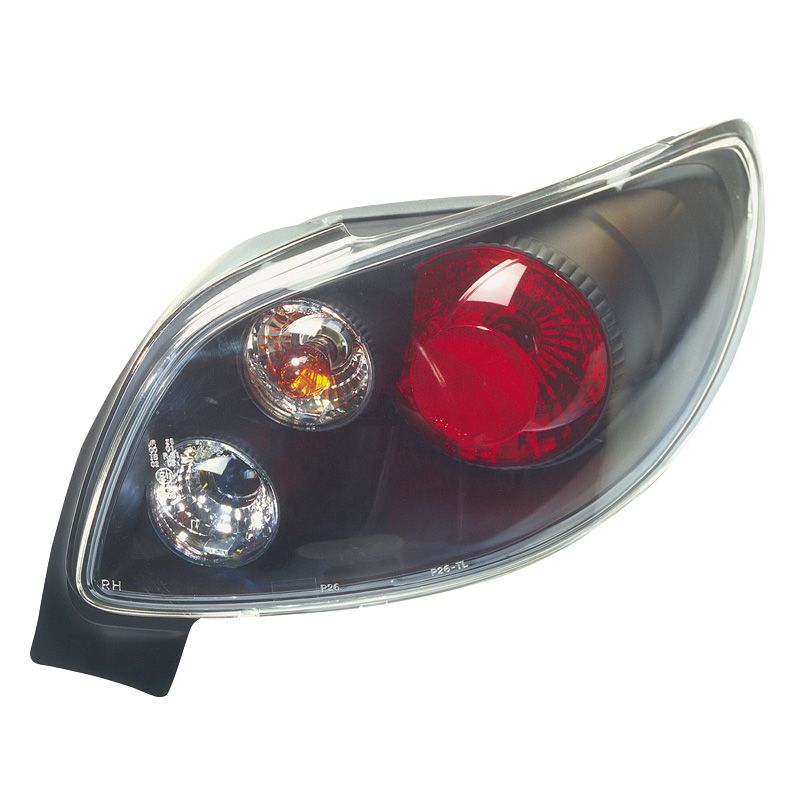 Fanali Posteriori SK-Import Neri Peugeot 206 CC