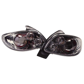 Fanali Posteriori Cromati SK-Import Peugeot 206 Lente 9,8 mm (Esclusa CC e SW)