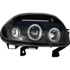Fari Anteriori Angel Eyes SK-Import Neri Renault Clio II Pre Restyling