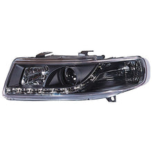 Carica l'immagine nel visualizzatore di Gallery, Fari Anteriori DRL SK-Import Neri Seat Leon 1M e Toledo