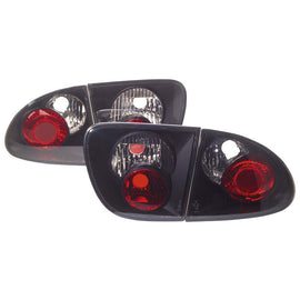 Fanali Posteriori SK-Import Neri Lente Fumé Seat Leon 1M