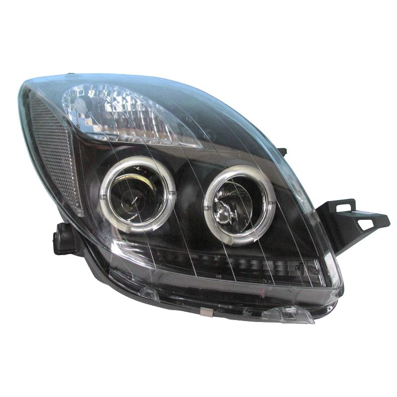 Fari Anteriori Angel Eyes SK-Import Neri Toyota Yaris P9 XP90
