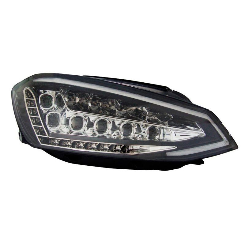 Fari Anteriori DRL SK-Import Neri Volkswagen Golf Mk7 Pre Facelift Full LED