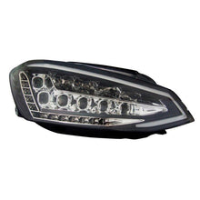 Carica l'immagine nel visualizzatore di Gallery, Fari Anteriori DRL SK-Import Neri Volkswagen Golf Mk7 Pre Facelift Full LED