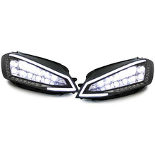 Carica l'immagine nel visualizzatore di Gallery, Fari Anteriori DRL SK-Import Neri Volkswagen Golf Mk7 Pre Facelift Full LED - foto 4
