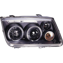 Carica l'immagine nel visualizzatore di Gallery, Fari Anteriori Angel Eyes SK-Import Neri Volkswagen Bora 1J2 1J6