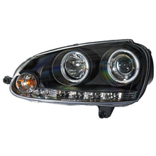 Fari Anteriori Angel Eyes SK-Import Neri Volkswagen Golf Mk5