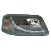 Fari Anteriori DRL SK-Import Neri Volkswagen Transporter T5 Tutte le Motorizzazioni