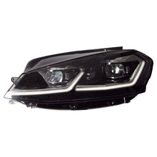 Carica l'immagine nel visualizzatore di Gallery, Fari Anteriori 7.5 Style SK-Import Neri Volkswagen Golf Mk7 Pre Facelift