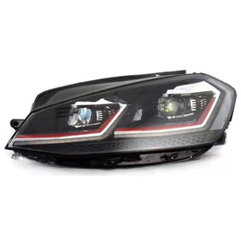 Fari Anteriori 7.5 Look SK-Import Neri Volkswagen Golf Mk7 Pre Facelift