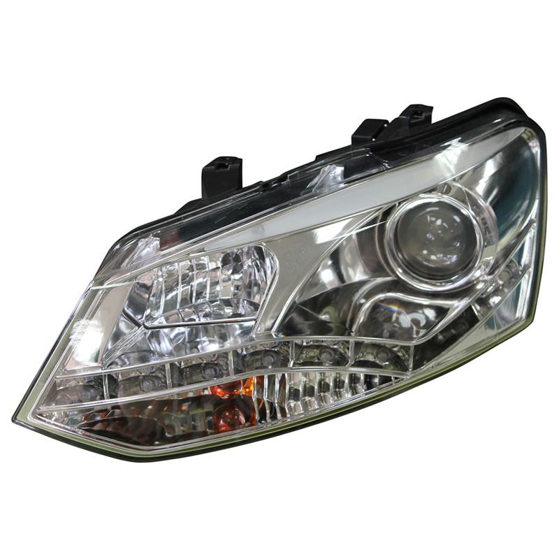 Fari Anteriori DRL SK-Import Cromati Volkswagen Polo 6R 6C
