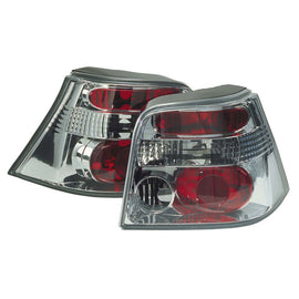 Fanali Posteriori Cromati SK-Import Volkswagen Golf Mk4 (Esclusa Variant)