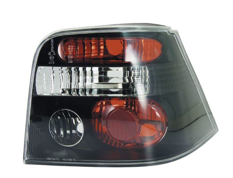 Fanali Posteriori SK-Import Neri Lente Fumé Volkswagen Golf Mk4 (Esclusa Variant)