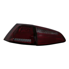 Carica l'immagine nel visualizzatore di Gallery, Fanali Posteriori LED SK-Import Lente Rossa e Fumé Volkswagen Golf Mk7