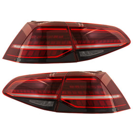 Fanali Posteriori LED Sequenziali SK-Import Rossi Volkswagen Golf Mk7