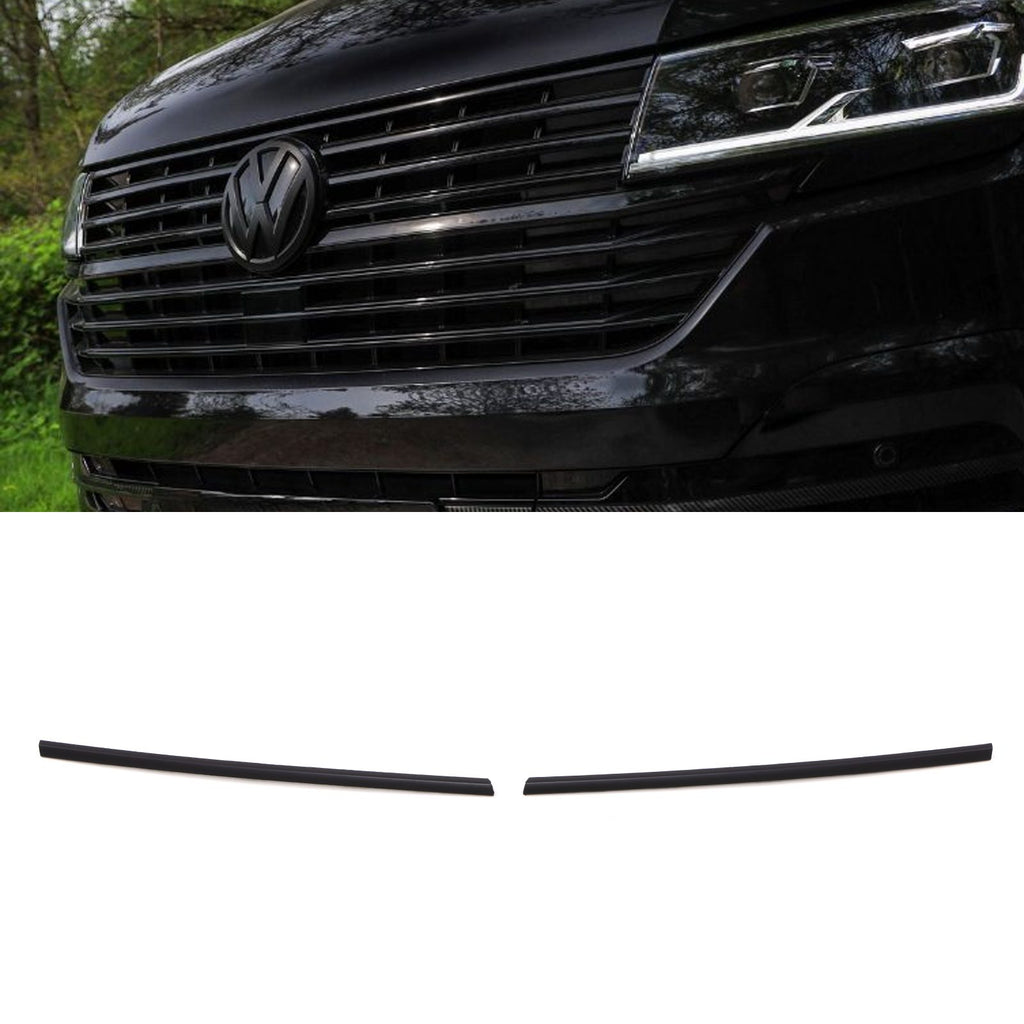 Cornici Griglia Alta Corte 2pz Nero Opaco VW Transporter T6.1 19-24