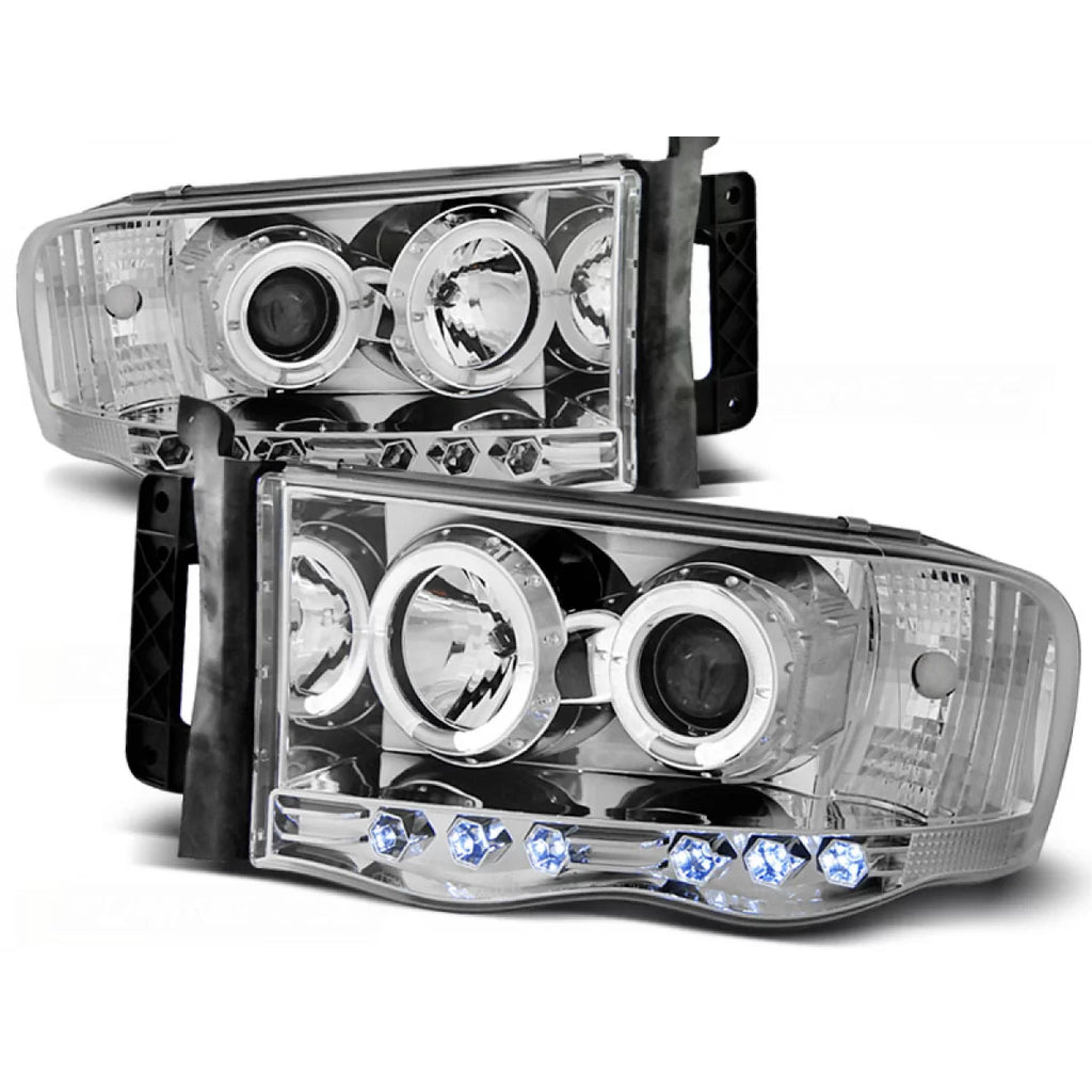 DODGE RAM 02-06 Angel Eyes cromato