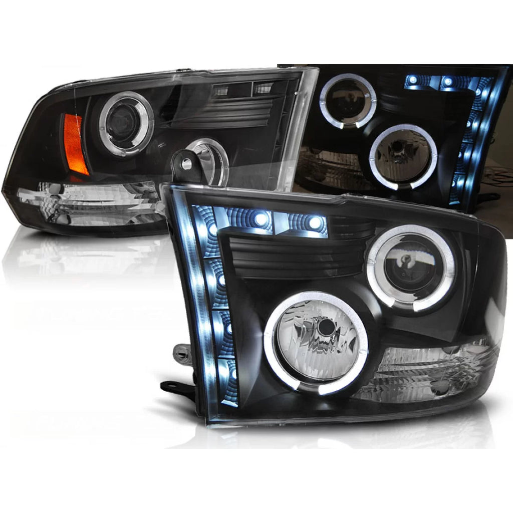 DODGE RAM 09-18 Angel Eyes nero