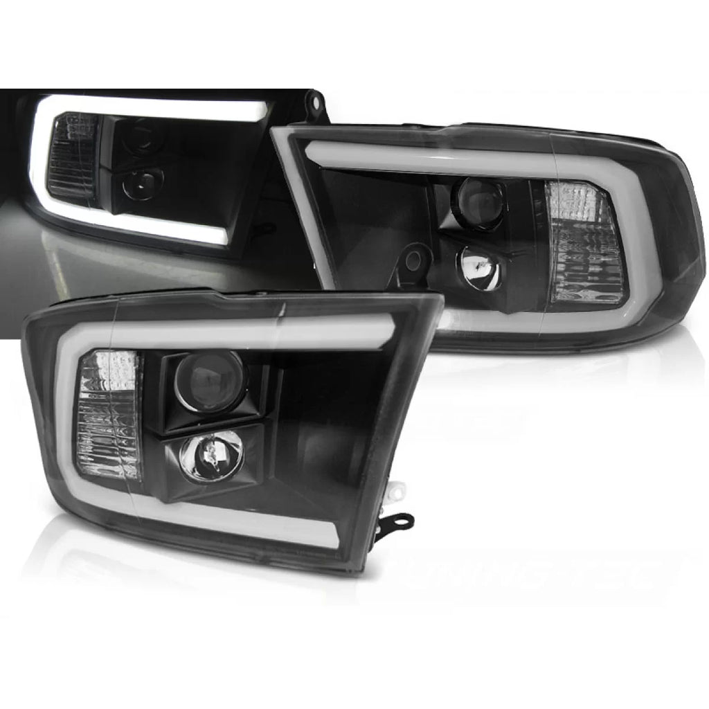 DODGE RAM 09-18 a guida di luce nero