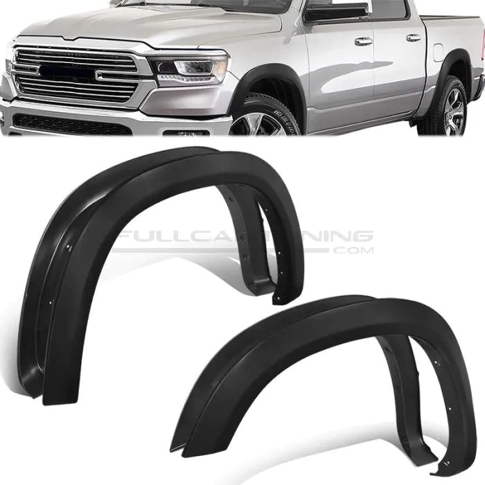 Parafanghi maggiorati Dodge Ram 1500 DT 2019-2024 nero opaco