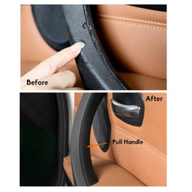 Maniglia interna porta per Bmw 3 E90 05-11 sinistro posteriore porta set 2 pezzi nero