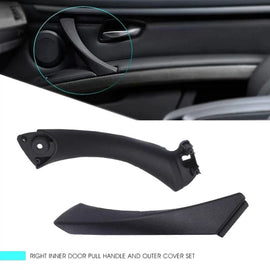 Maniglia interna porta per Bmw 3 E90 05-11 destro anteriore & posteriore porta set 2 pezzi nero