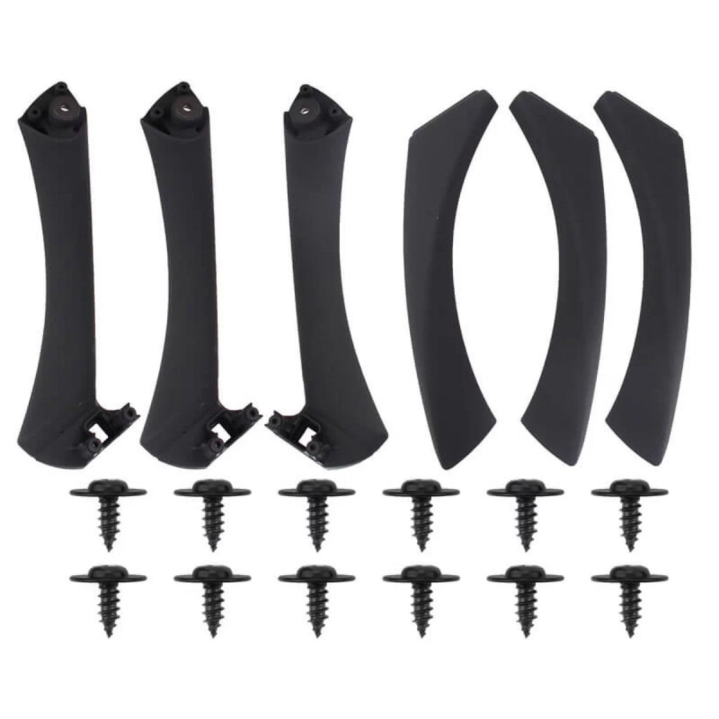 Maniglia porta set (interno auto) per Bmw 3 E90 05-11 destro & sinistro anteriore & posteriore porta 6 pezzi nero
