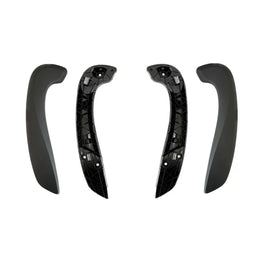 Maniglie porte (interno auto) per Renault Megane 3 09-17 / Fluence 09-15 sinistro e destro anteriore porta set 4 pezzi