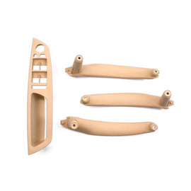 Maniglie porte set (interno auto) & finestrino interruttore pannello con specchietto foro per Bmw X5 E70 07-13 / X6 E71