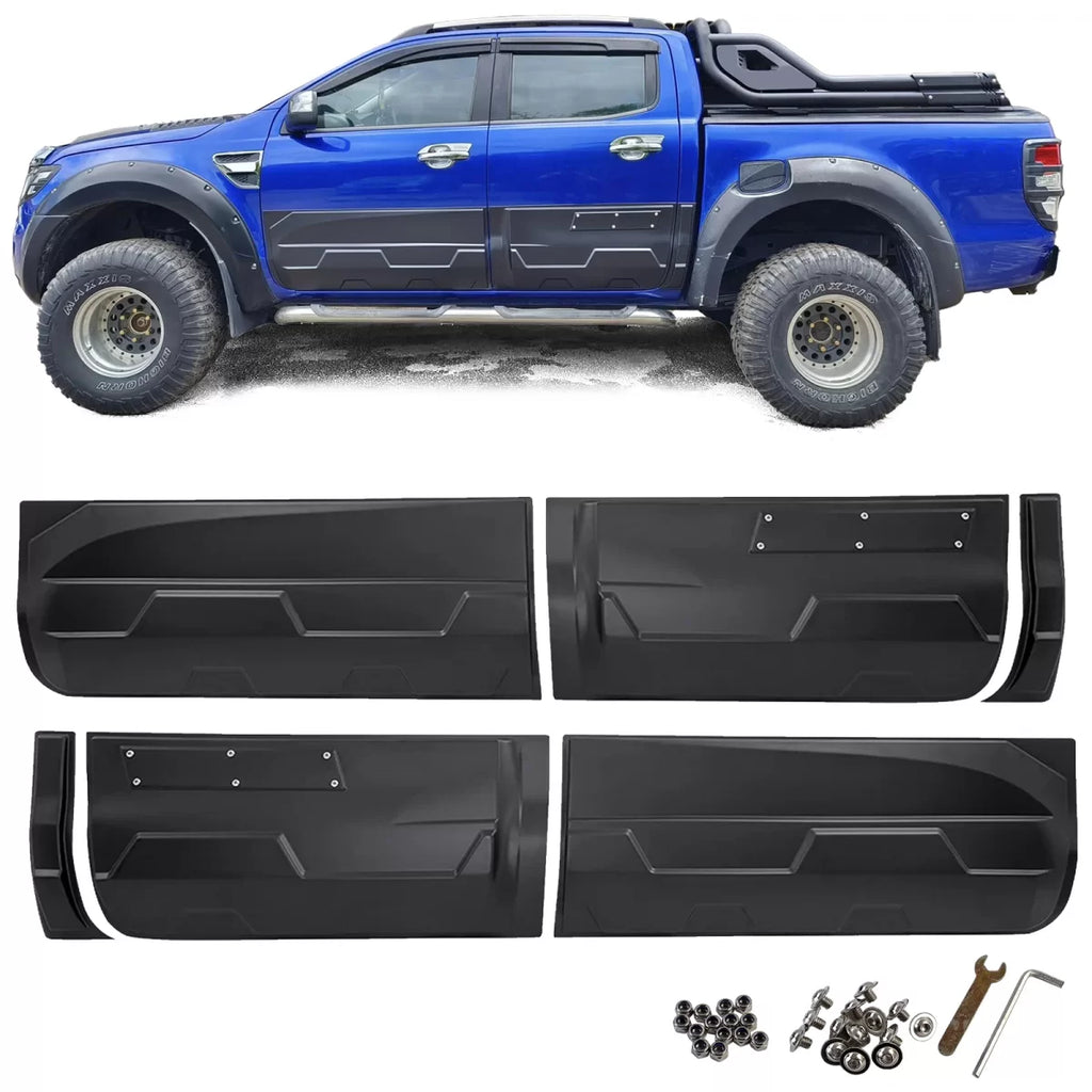 Battitacco impact protezione offroad pannelli largo compatibile per Ford Ranger T6 T7 T8 12-23