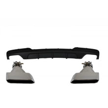 Diffusore con doppia uscita per BMW F10 Serie 5 (2011-2017) M-Performance design con Terminali di scarico V8 LCI